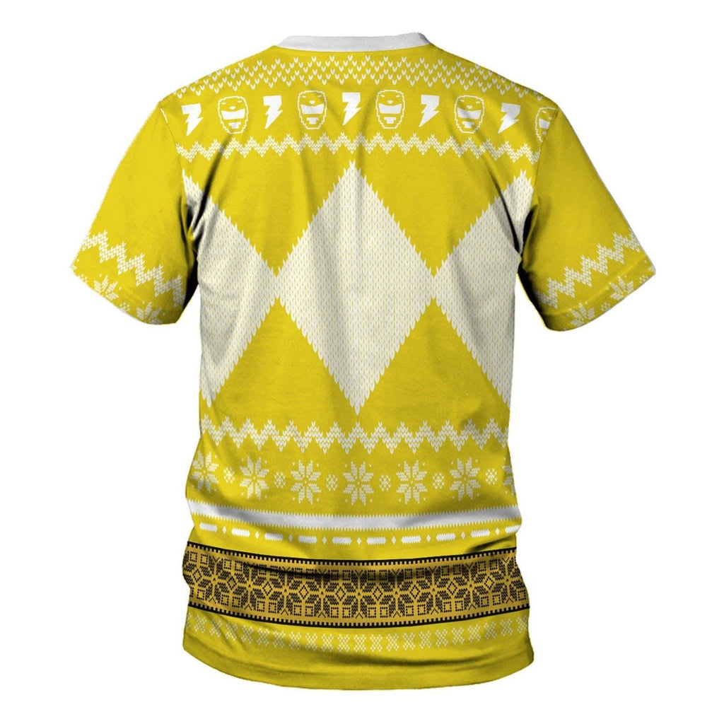  CustomsPig Unisex Tops Pullover Sweatshirt Yellow Power Ranger 3D Costumes -  CustomsPig.com