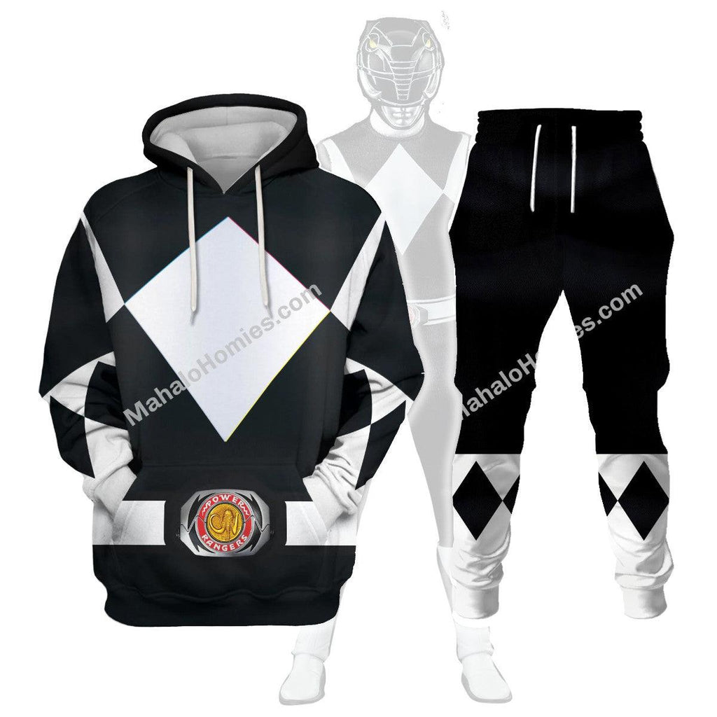  CustomsPig Unisex Tracksuit Hoodies Black Power Ranger 3D Costumes -  CustomsPig.com