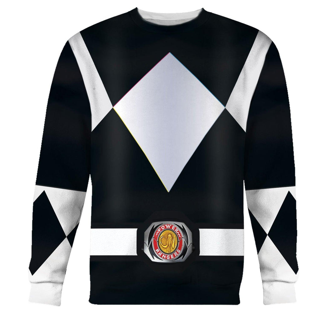  CustomsPig Unisex Tracksuit Hoodies Black Power Ranger 3D Costumes -  CustomsPig.com