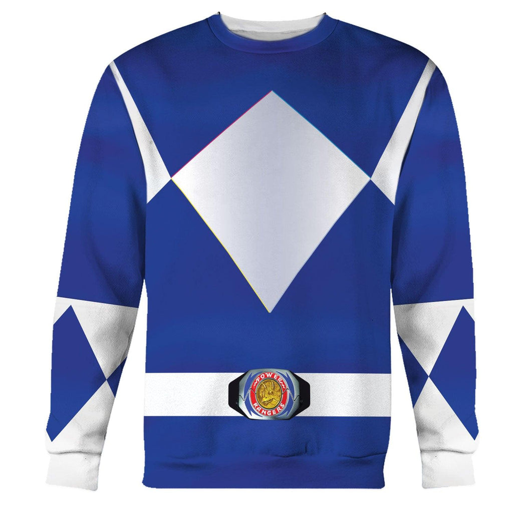  CustomsPig Unisex Tracksuit Hoodies Blue Power Ranger 3D Costumes -  CustomsPig.com