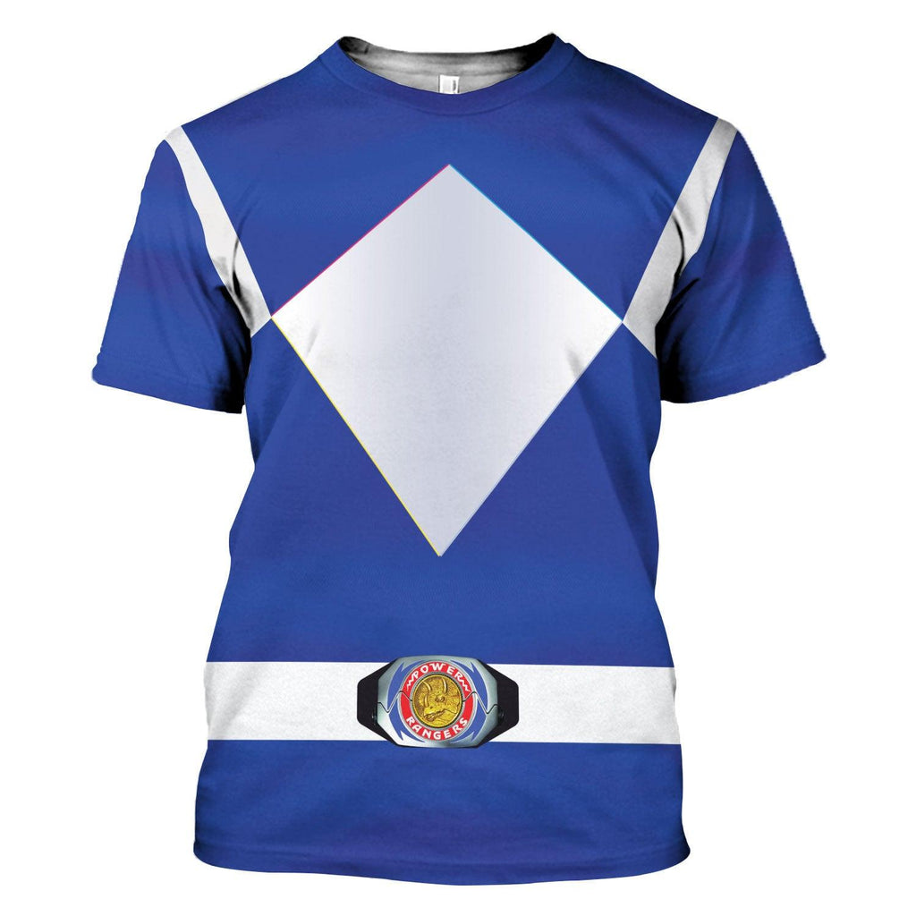  CustomsPig Unisex Tracksuit Hoodies Blue Power Ranger 3D Costumes -  CustomsPig.com