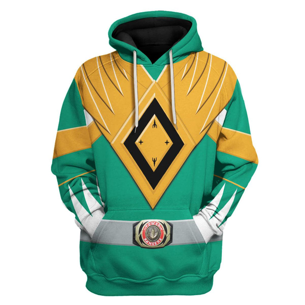  CustomsPig Unisex Tracksuit Hoodies Green Power Ranger 3D Costumes -  CustomsPig.com