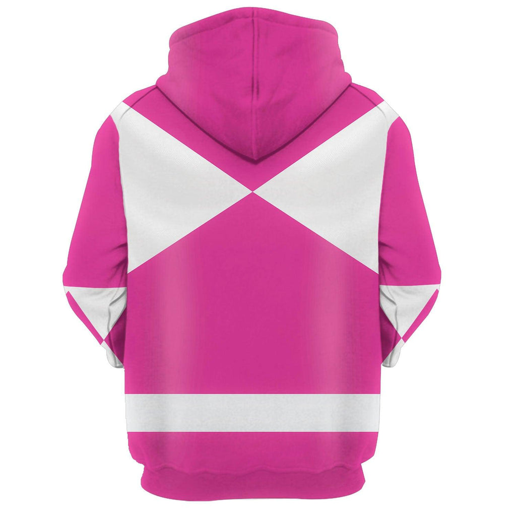  CustomsPig Unisex Tracksuit Hoodies Pink Power Ranger 3D Costumes -  CustomsPig.com