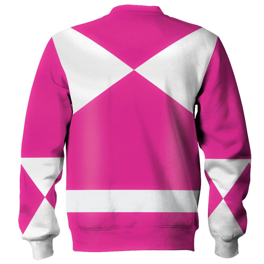  CustomsPig Unisex Tracksuit Hoodies Pink Power Ranger 3D Costumes -  CustomsPig.com