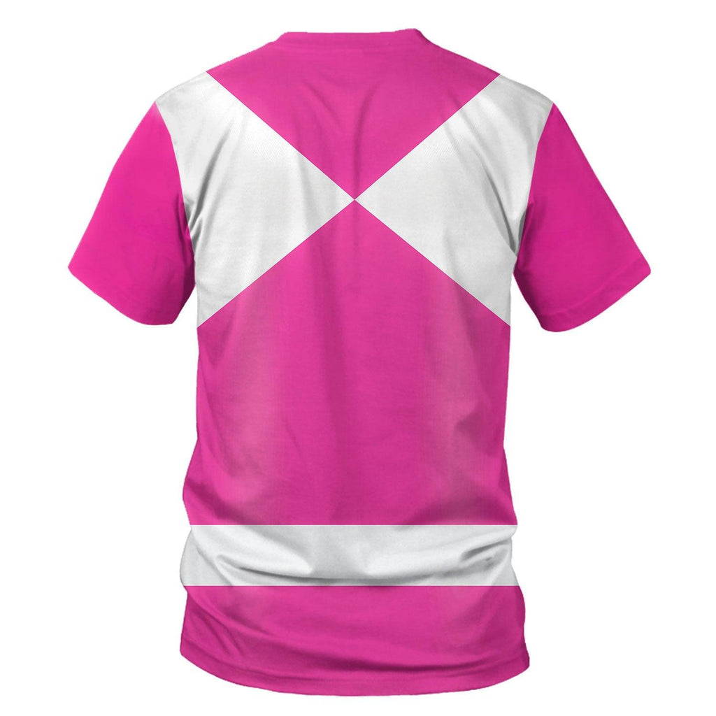  CustomsPig Unisex Tracksuit Hoodies Pink Power Ranger 3D Costumes -  CustomsPig.com