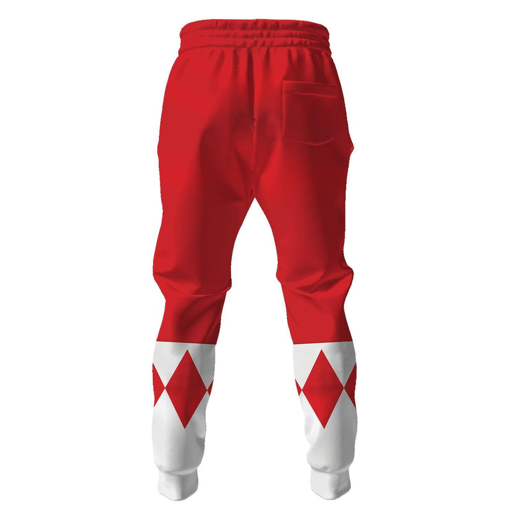  CustomsPig Unisex Tracksuit Hoodies Red Power Ranger 3D Costumes -  CustomsPig.com