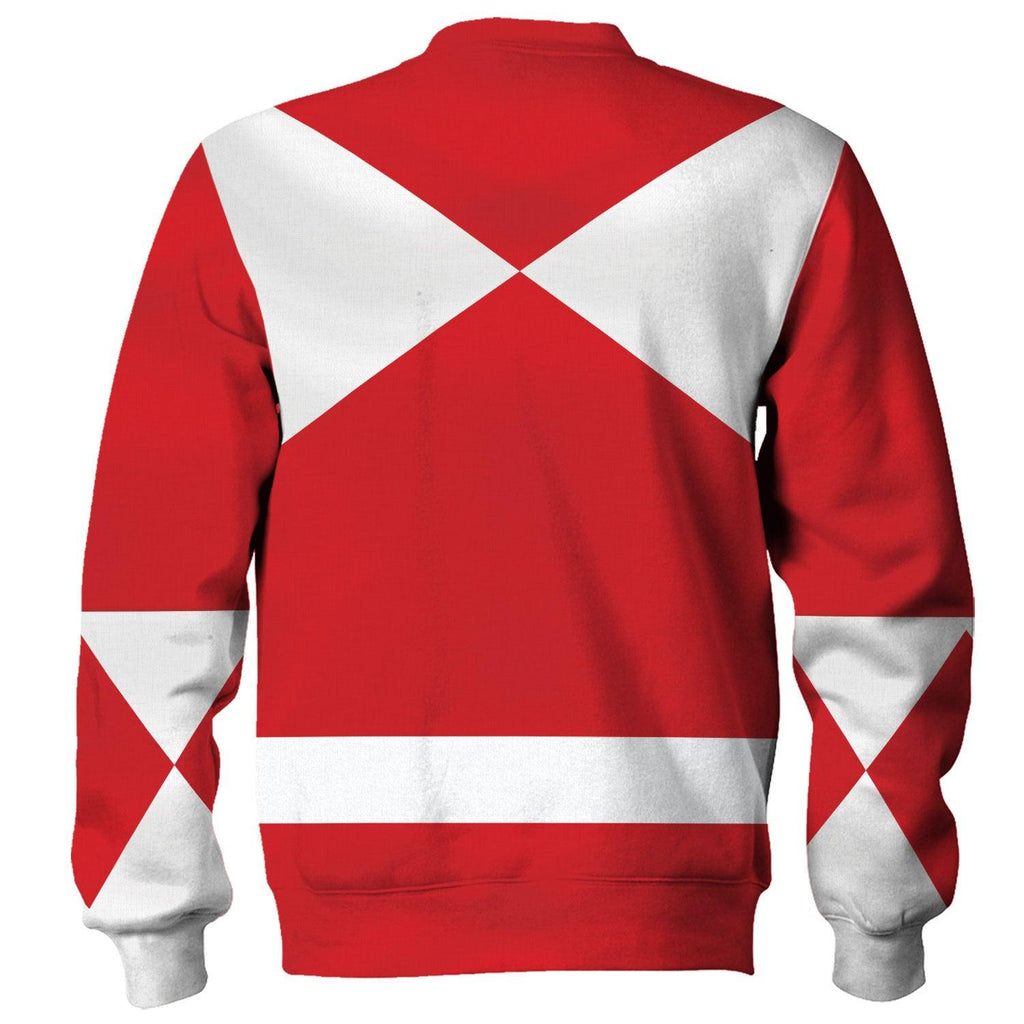  CustomsPig Unisex Tracksuit Hoodies Red Power Ranger 3D Costumes -  CustomsPig.com