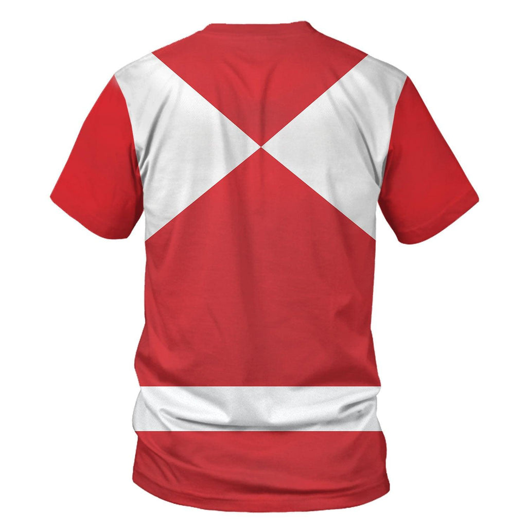  CustomsPig Unisex Tracksuit Hoodies Red Power Ranger 3D Costumes -  CustomsPig.com