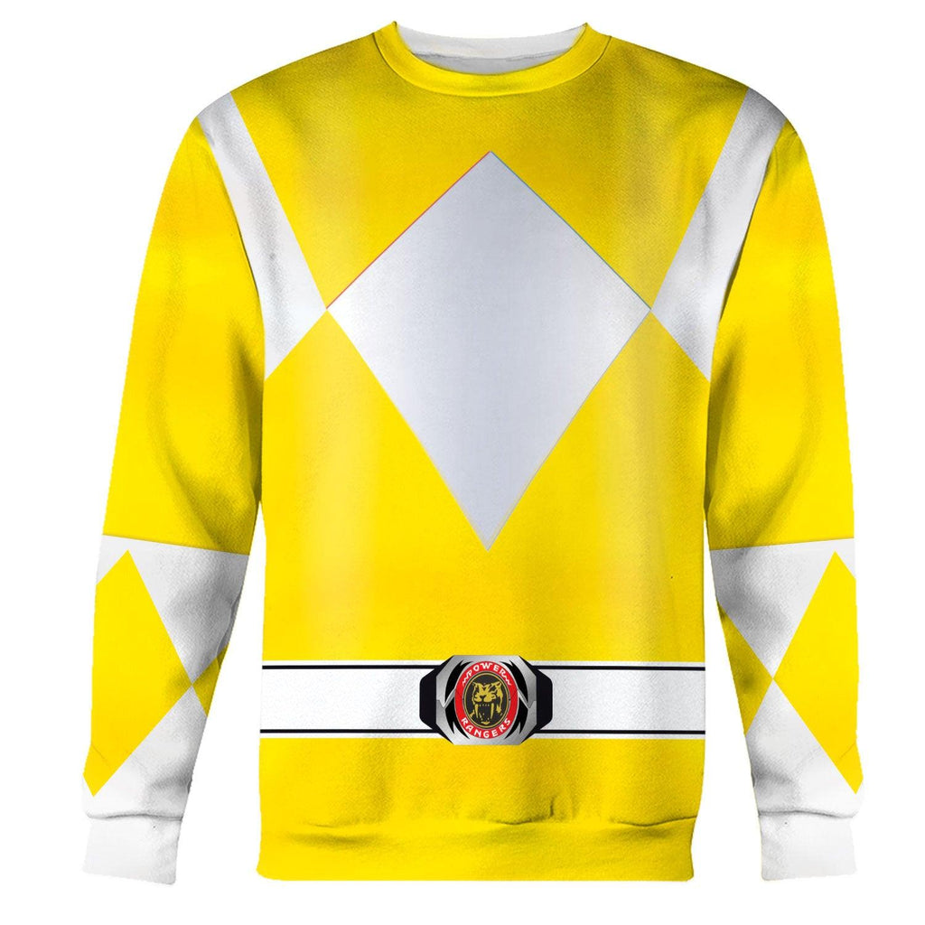  CustomsPig Unisex Tracksuit Hoodies Yellow Power Ranger 3D Costumes -  CustomsPig.com