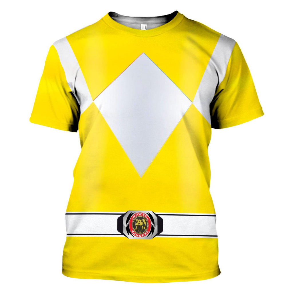  CustomsPig Unisex Tracksuit Hoodies Yellow Power Ranger 3D Costumes -  CustomsPig.com