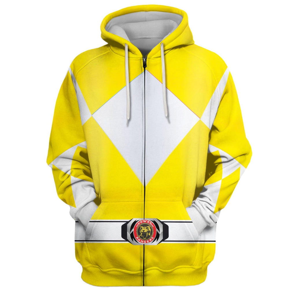  CustomsPig Unisex Tracksuit Hoodies Yellow Power Ranger 3D Costumes -  CustomsPig.com