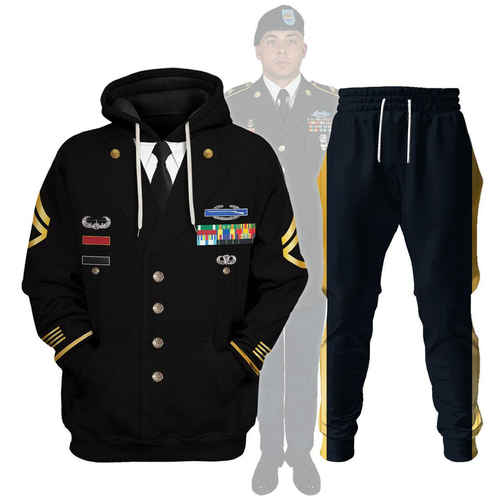 CustomsPig United States Army Blue Service Costume Hoodie Sweatshirt T-Shirt Tracksuit - CustomsPig.com