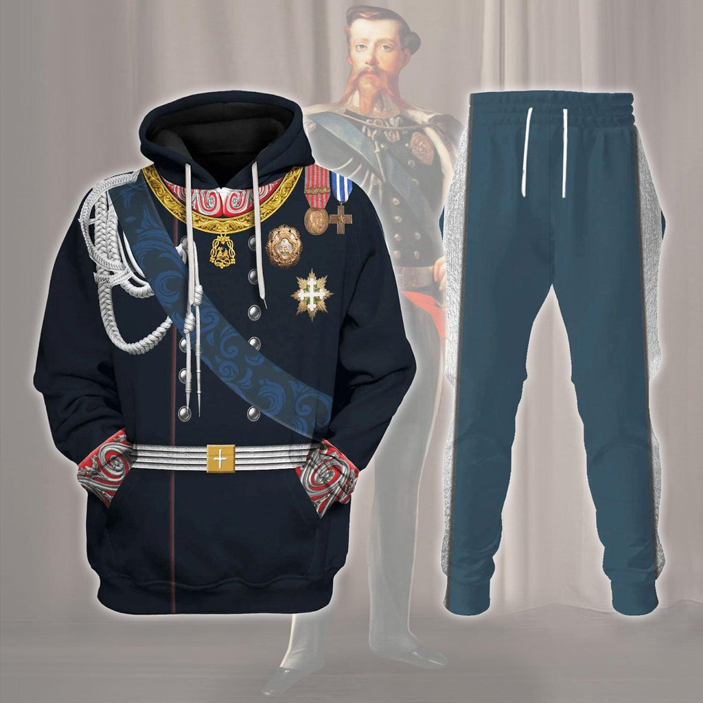  CustomsPig Victor Emmanuel II - King of Italy Costume Hoodie Sweatshirt T-Shirt Tracksuit -  CustomsPig.com