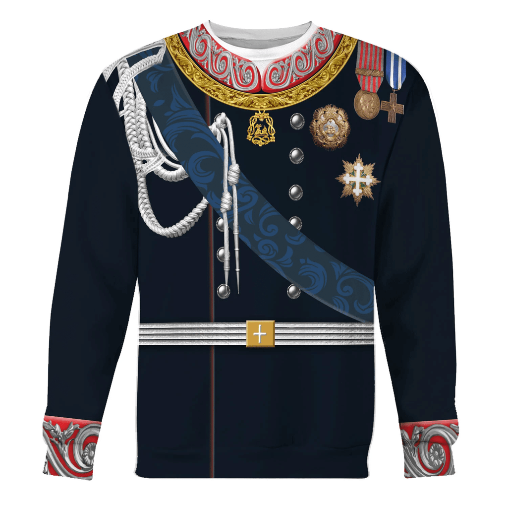  CustomsPig Victor Emmanuel II - King of Italy Costume Hoodie Sweatshirt T-Shirt Tracksuit -  CustomsPig.com