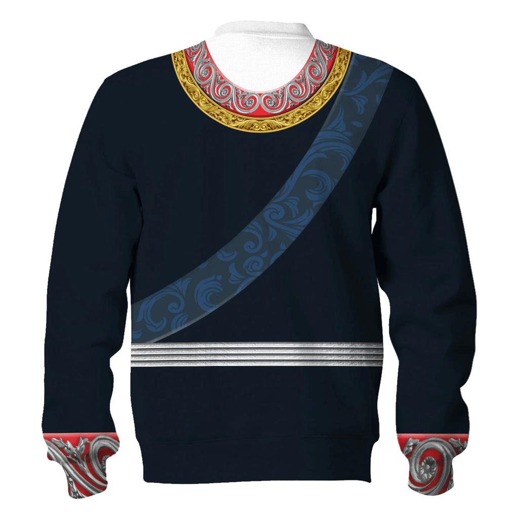  CustomsPig Victor Emmanuel II - King of Italy Costume Hoodie Sweatshirt T-Shirt Tracksuit -  CustomsPig.com