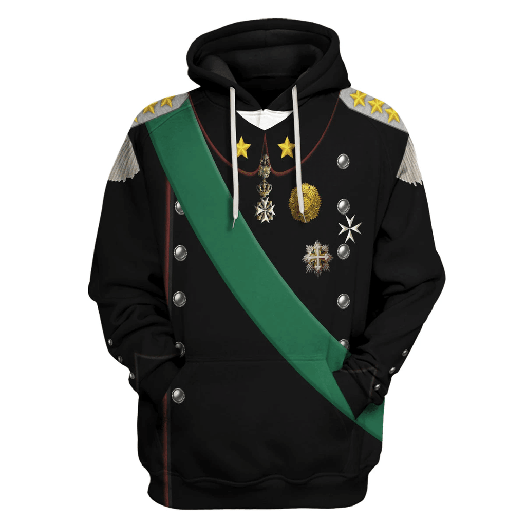  CustomsPig Victor Emmanuel III King of Italy Costume Hoodie Sweatshirt T-Shirt Tracksuit -  CustomsPig.com