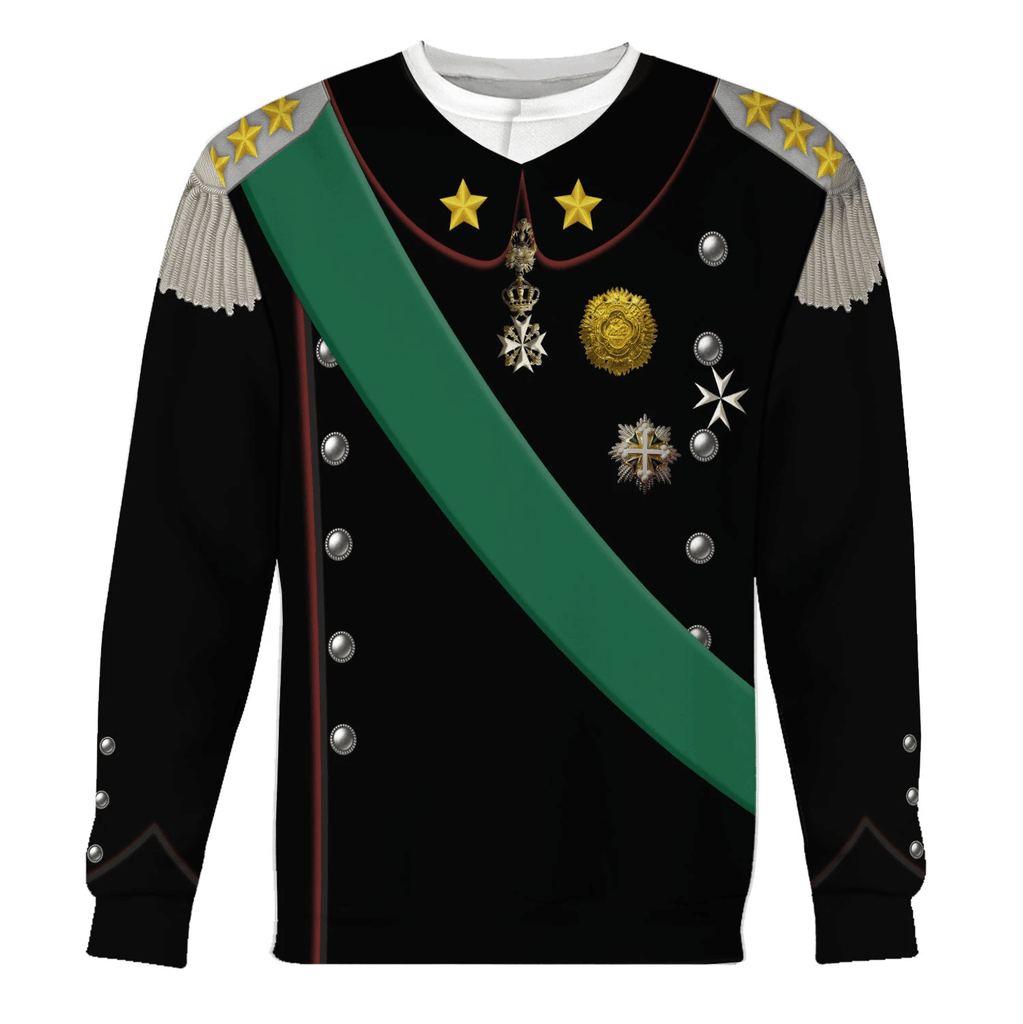  CustomsPig Victor Emmanuel III King of Italy Costume Hoodie Sweatshirt T-Shirt Tracksuit -  CustomsPig.com