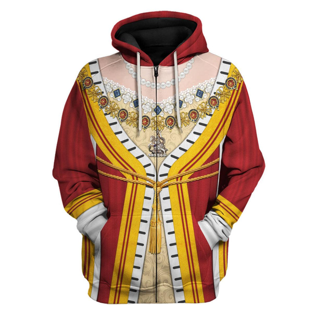 CustomsPig Victoria of England Costume Hoodie Sweatshirt T-Shirt Tracksuit - CustomsPig.com