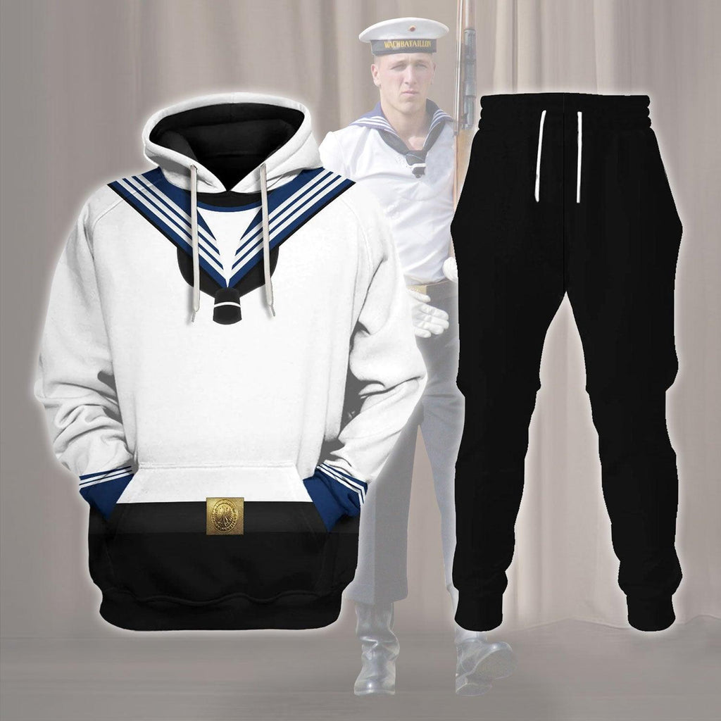  CustomsPig Wachbataillon Personnel In Navy Uniforms Greet Costume Hoodie Sweatshirt T-Shirt Tracksuit -  CustomsPig.com