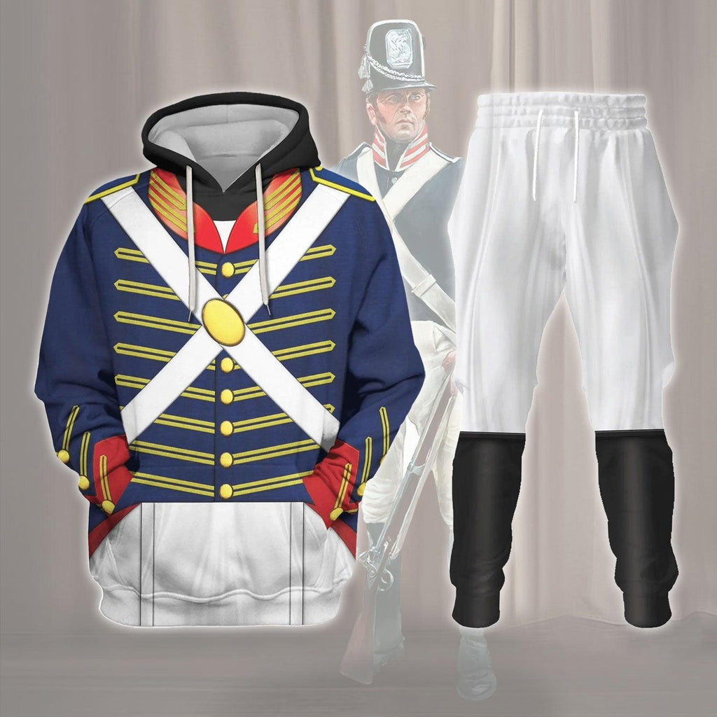  CustomsPig War of 1812 (1812-1815) US Army Costume Hoodie Sweatshirt T-Shirt Tracksuit -  CustomsPig.com