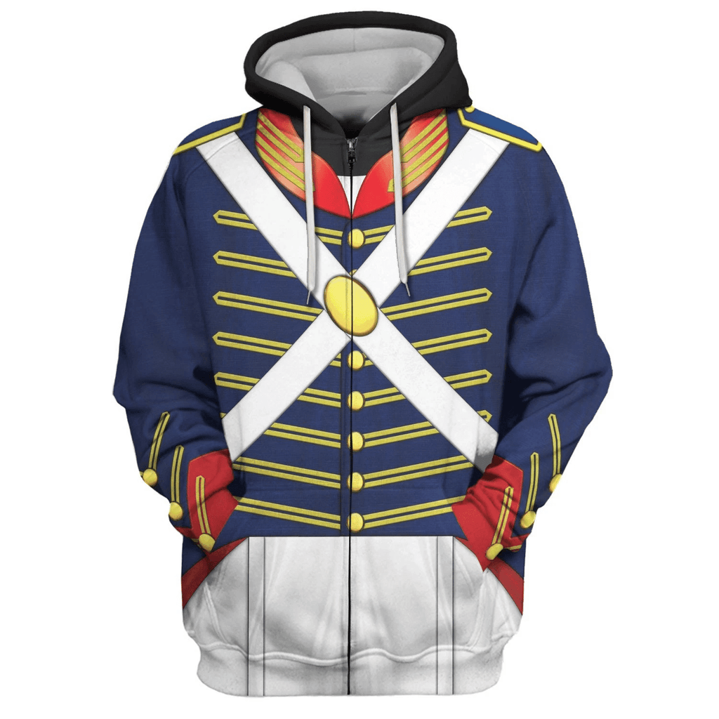  CustomsPig War of 1812 (1812-1815) US Army Costume Hoodie Sweatshirt T-Shirt Tracksuit -  CustomsPig.com