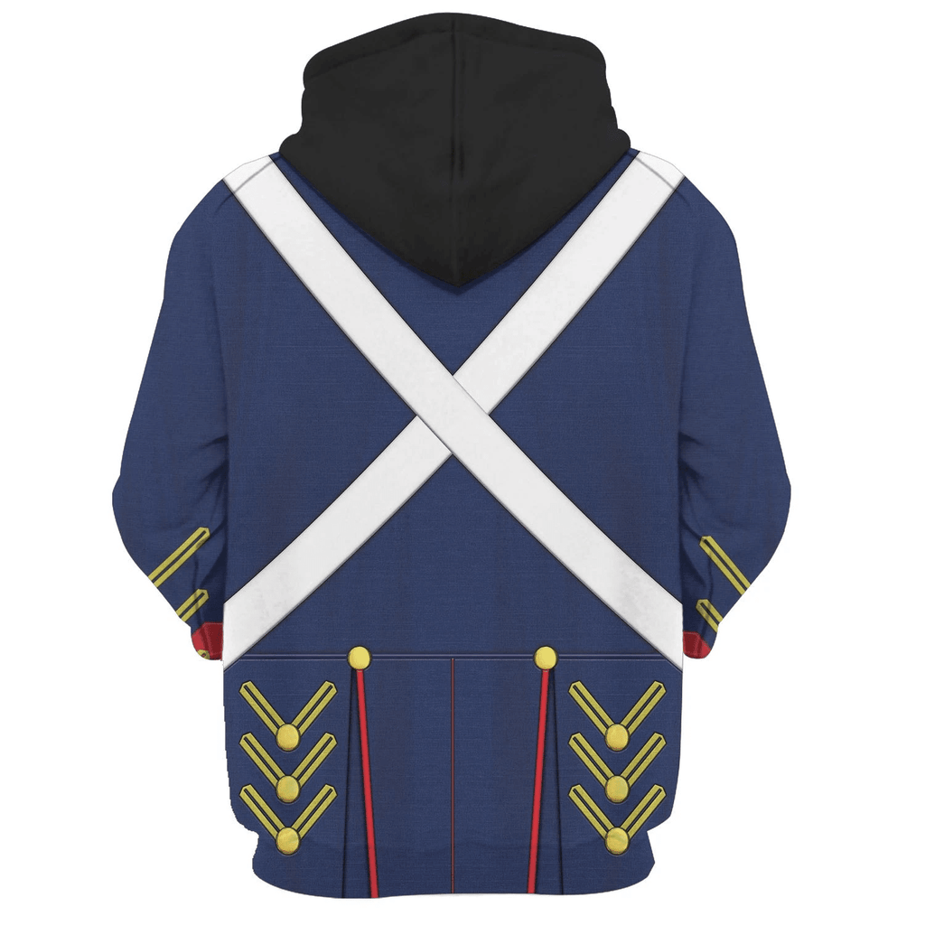  CustomsPig War of 1812 (1812-1815) US Army Costume Hoodie Sweatshirt T-Shirt Tracksuit -  CustomsPig.com