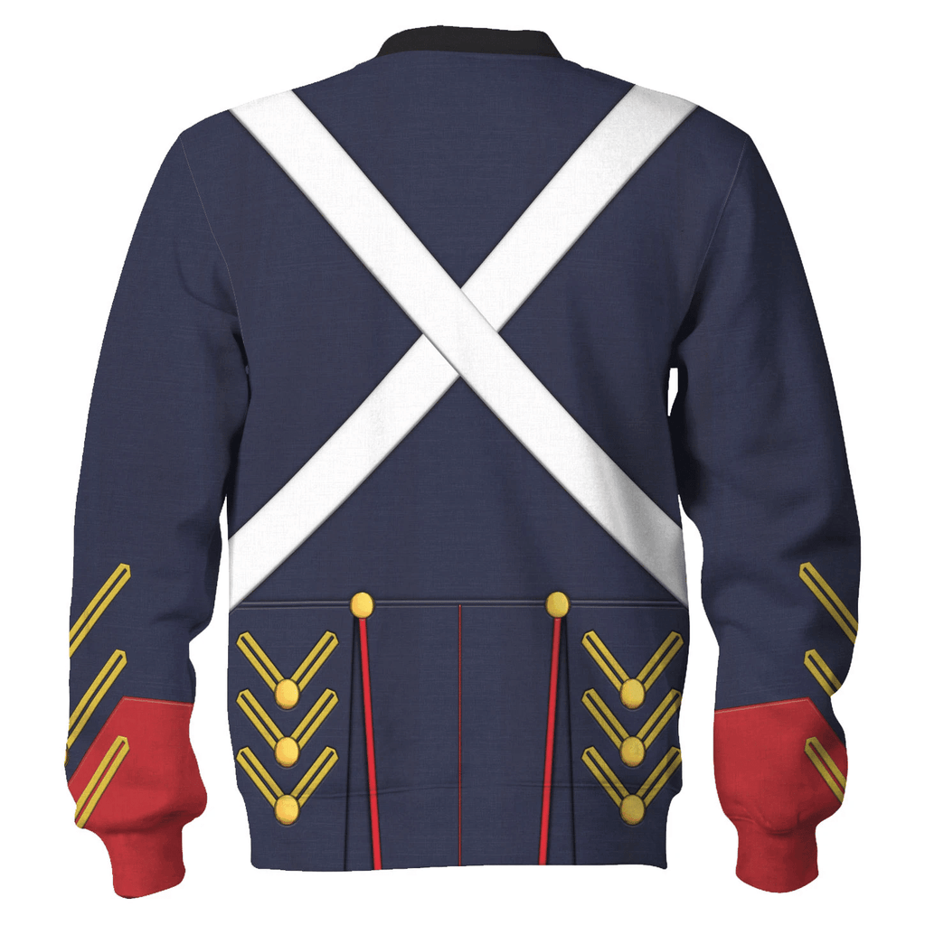  CustomsPig War of 1812 (1812-1815) US Army Costume Hoodie Sweatshirt T-Shirt Tracksuit -  CustomsPig.com