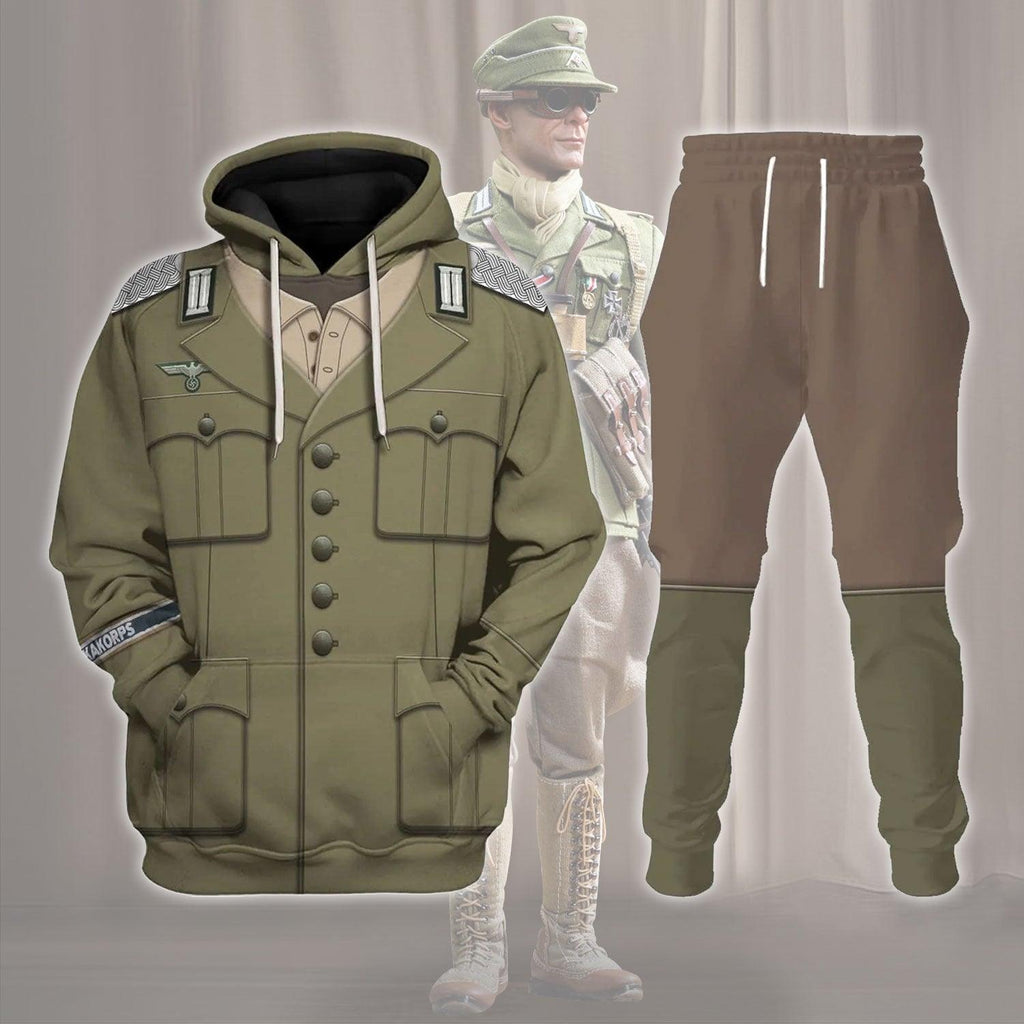  CustomsPig Wehrmacht Heer Afrikakorps Costume Hoodie Sweatshirt T-Shirt Tracksuit -  CustomsPig.com