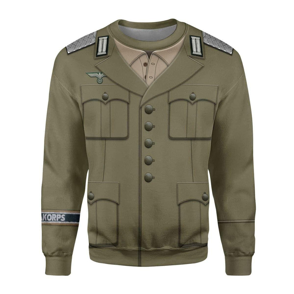  CustomsPig Wehrmacht Heer Afrikakorps Costume Hoodie Sweatshirt T-Shirt Tracksuit -  CustomsPig.com