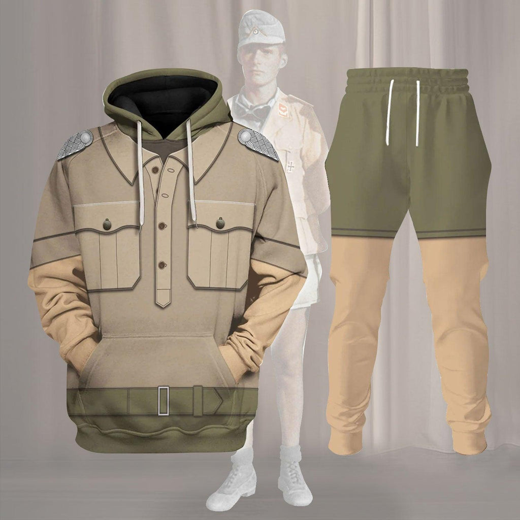  CustomsPig Wehrmacht Heer Afrikakorps Officers Costume Hoodie Sweatshirt T-Shirt Tracksuit -  CustomsPig.com