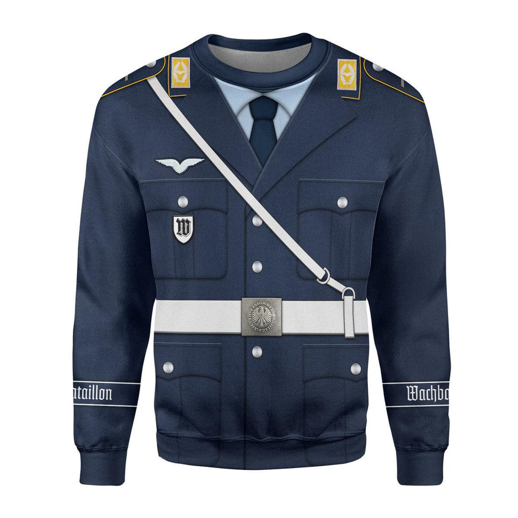  CustomsPig West German Luftwaffe Wachbataillon Gefreiter Costume Hoodie Sweatshirt T-Shirt Tracksuit -  CustomsPig.com