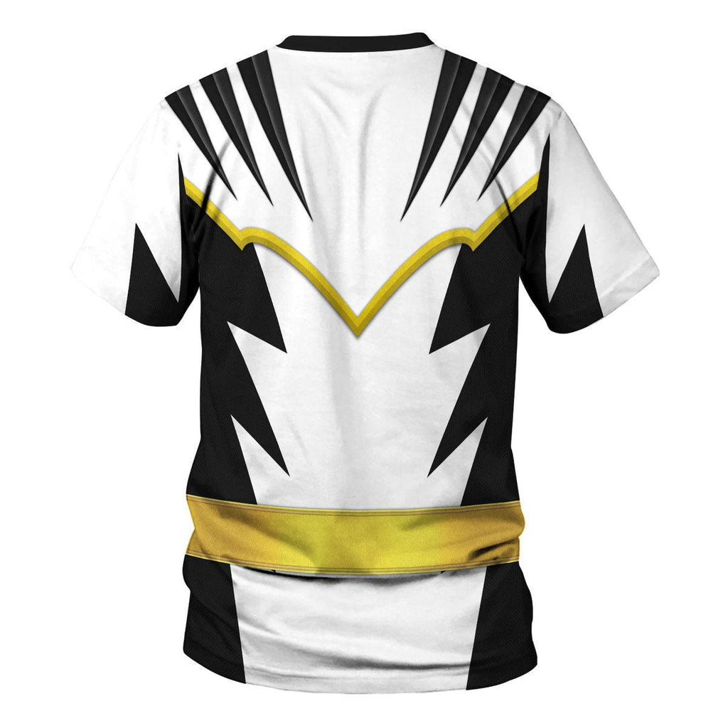 CustomsPig White Ranger Dino Thunder Hoodies Sweatshirt T-shirt Hawaiian Sweatpants - CustomsPig.com