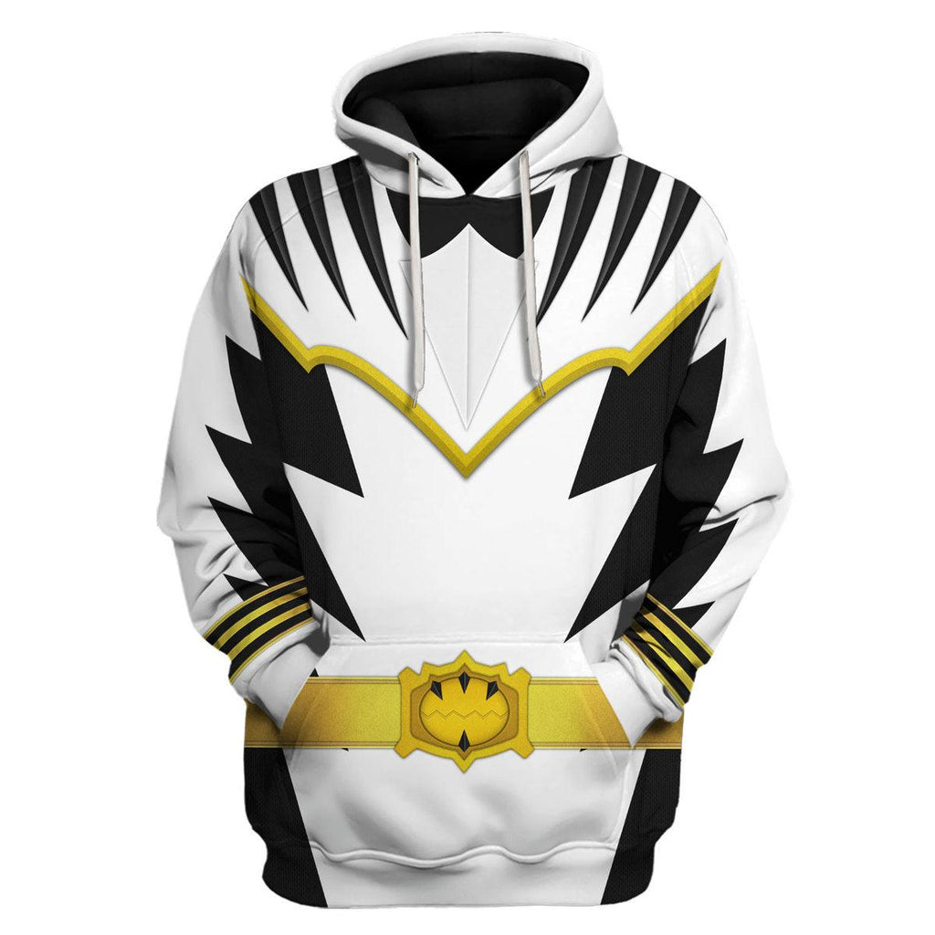 CustomsPig White Ranger Dino Thunder Hoodies Sweatshirt T-shirt Hawaiian Sweatpants - CustomsPig.com