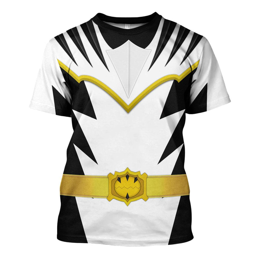 CustomsPig White Ranger Dino Thunder Hoodies Sweatshirt T-shirt Hawaiian Sweatpants - CustomsPig.com