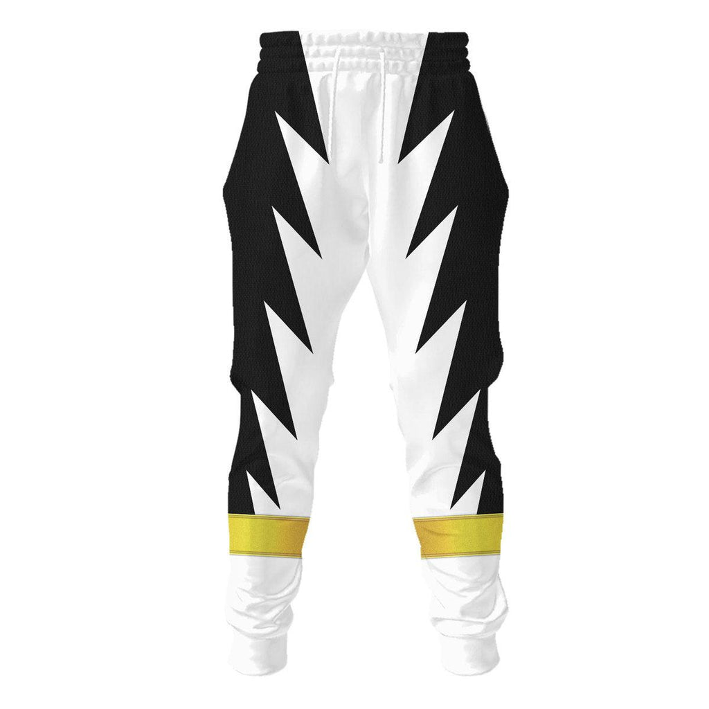 CustomsPig White Ranger Dino Thunder Hoodies Sweatshirt T-shirt Hawaiian Sweatpants - CustomsPig.com