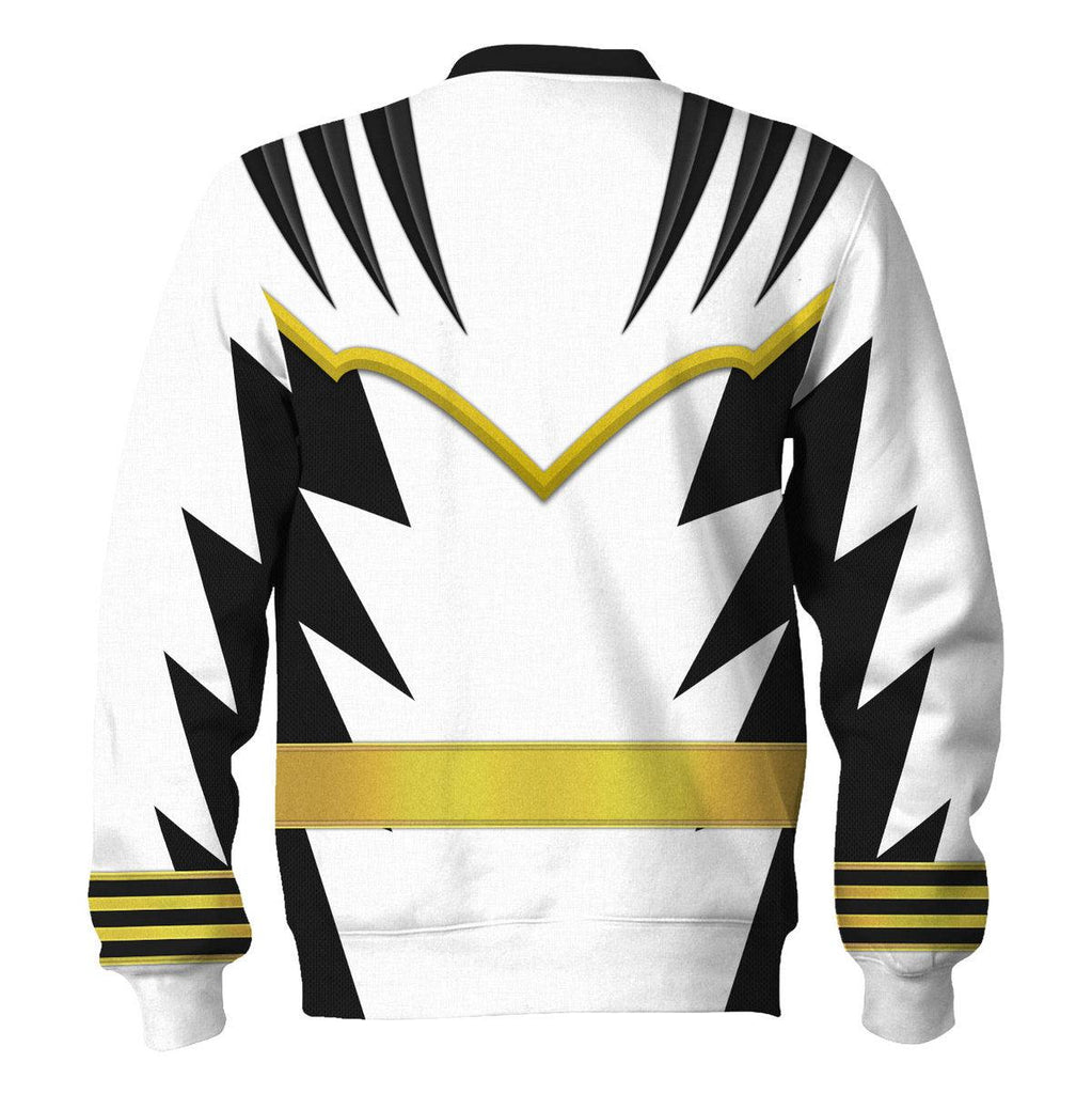 CustomsPig White Ranger Dino Thunder Hoodies Sweatshirt T-shirt Hawaiian Sweatpants - CustomsPig.com