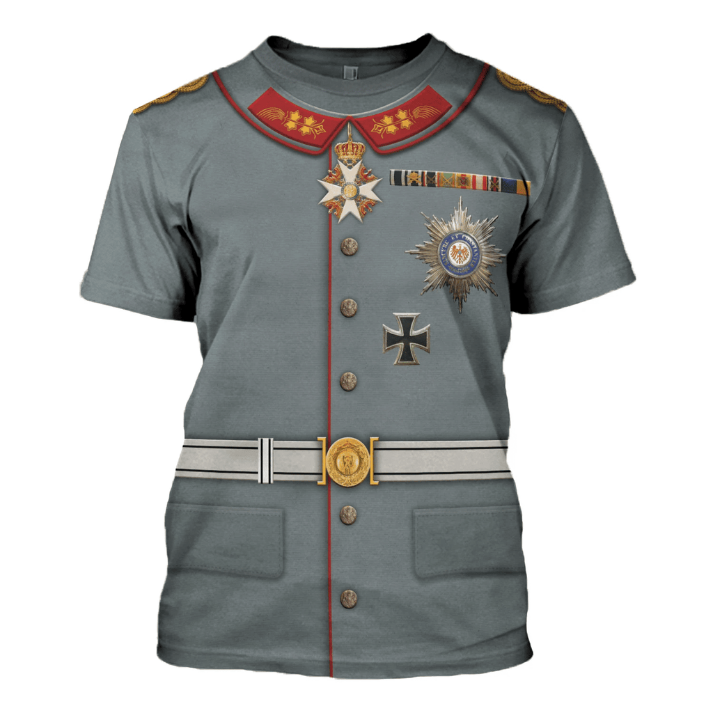  CustomsPig Wilhelm II Former German Emperor Costume Hoodie Sweatshirt T-Shirt Tracksuit -  CustomsPig.com