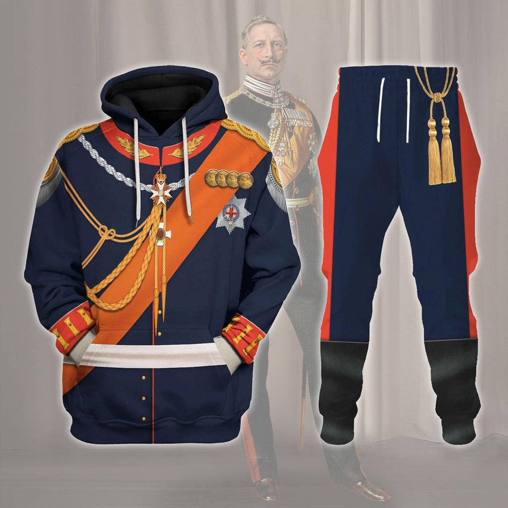  CustomsPig Wilhelm II German Emperor Costume Hoodie Sweatshirt T-Shirt Tracksuit -  CustomsPig.com