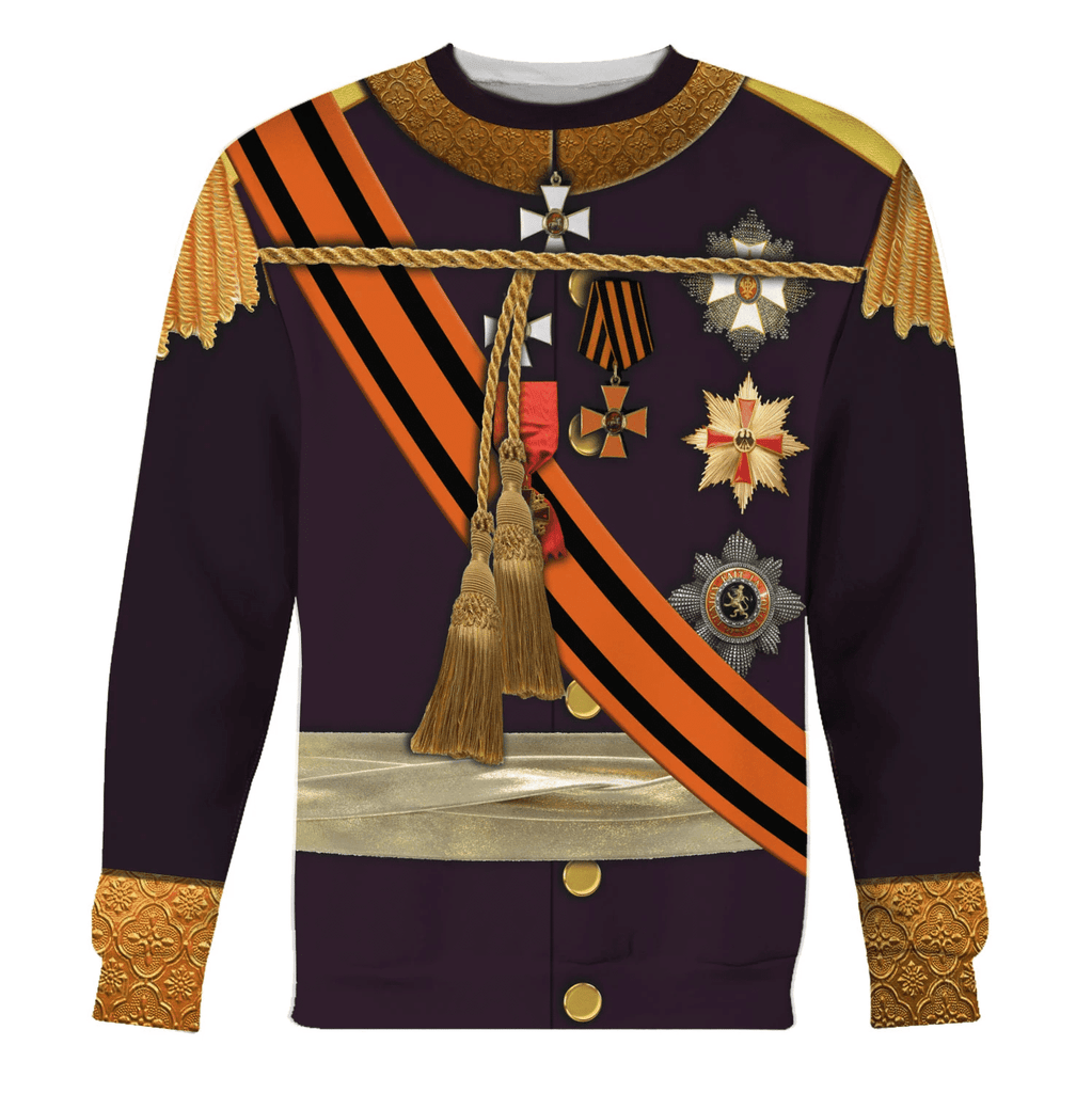  CustomsPig William II of the Netherlands Costume Hoodie Sweatshirt T-Shirt Tracksuit -  CustomsPig.com