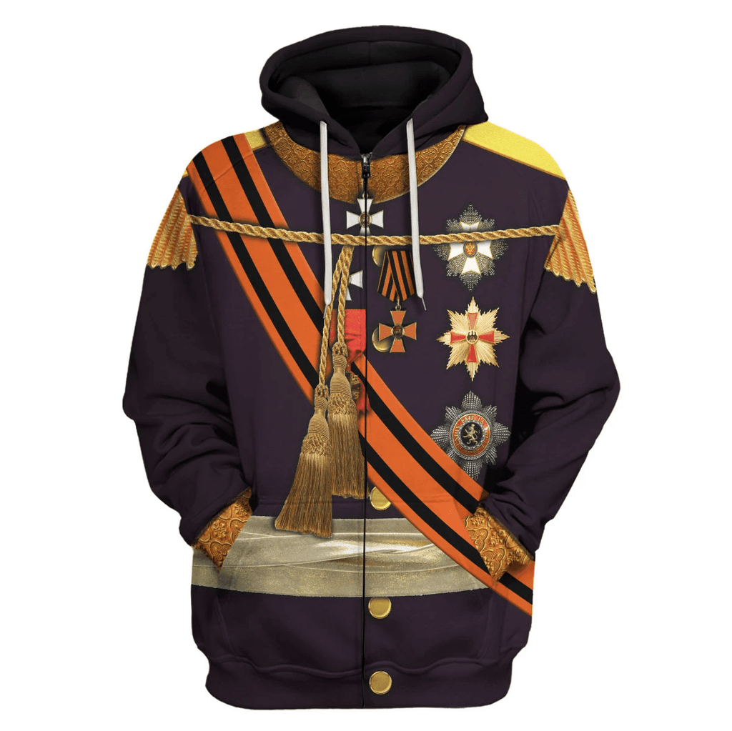  CustomsPig William II of the Netherlands Costume Hoodie Sweatshirt T-Shirt Tracksuit -  CustomsPig.com