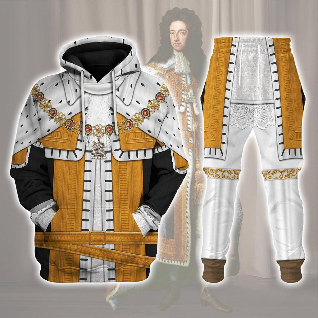 CustomsPig William III Costume Hoodie Sweatshirt T-Shirt Tracksuit - CustomsPig.com