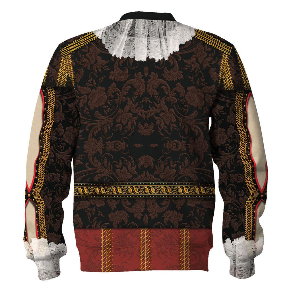 CustomsPig William Shakespeare Costume Hoodie Sweatshirt T-Shirt Tracksuit - CustomsPig.com