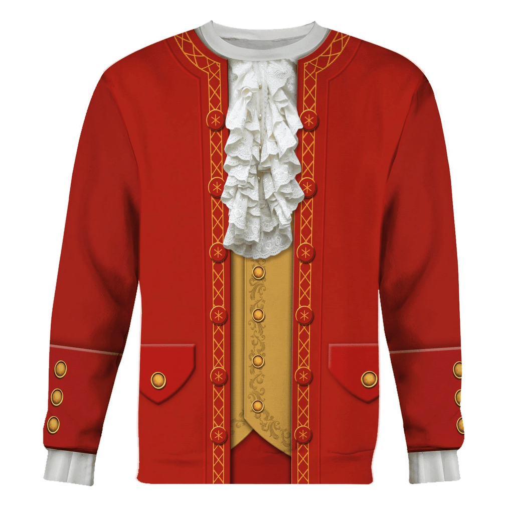  CustomsPig Wolfgang Amadeus Mozart Costume Hoodie Sweatshirt T-Shirt Tracksuit -  CustomsPig.com