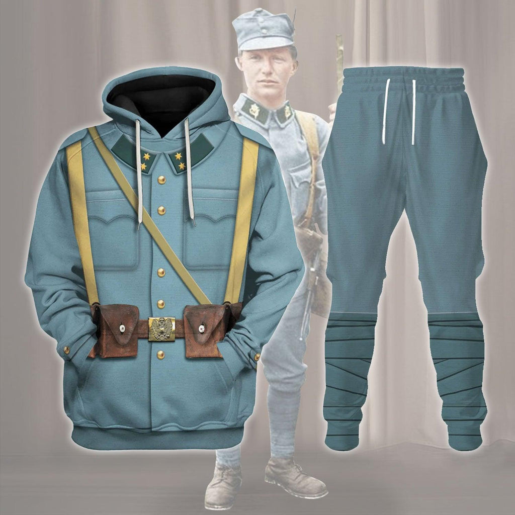  CustomsPig World War I Austro Hungarian Soldiers Costume Hoodie Sweatshirt T-Shirt Tracksuit -  CustomsPig.com