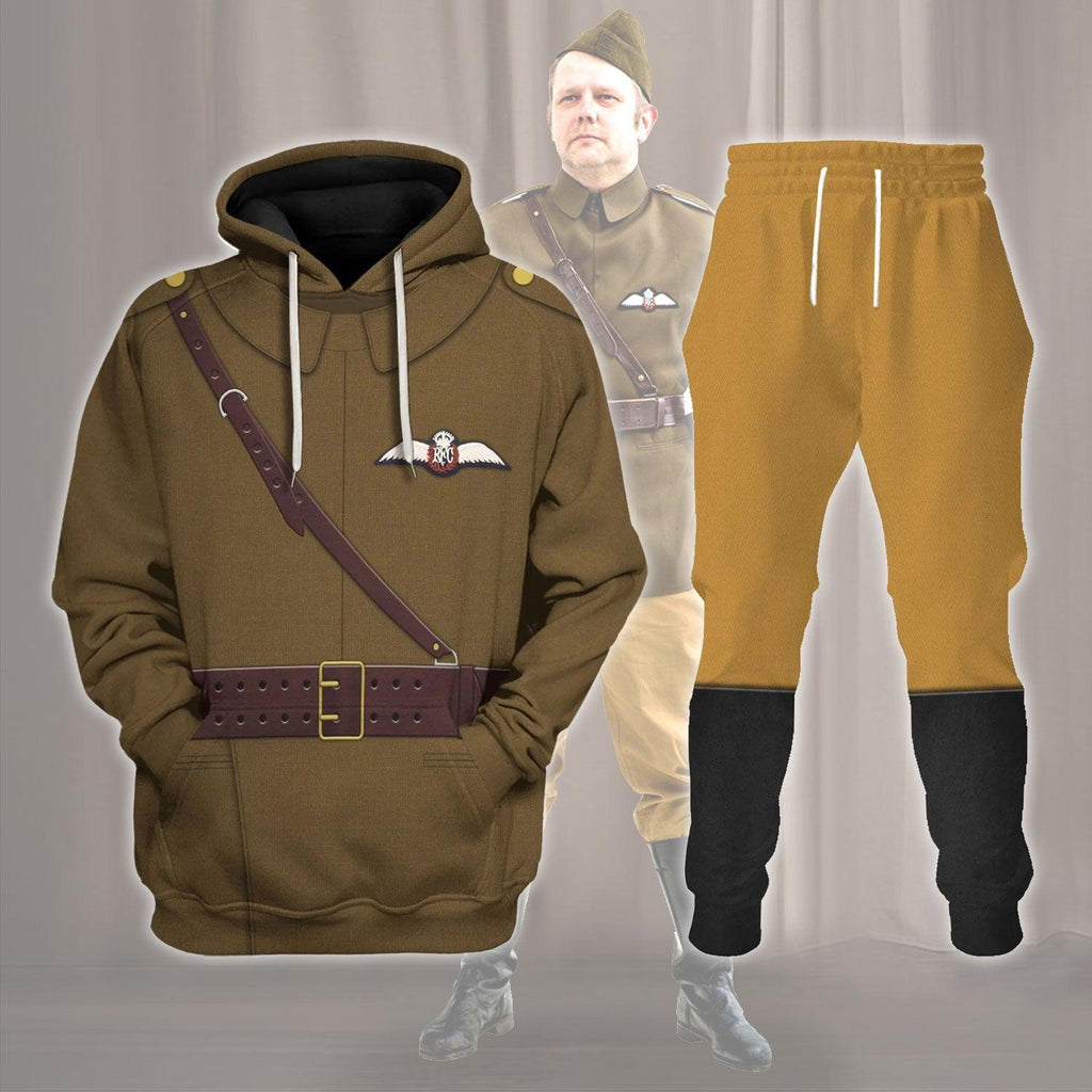  CustomsPig WW1 British Royal Flying Corps Costume Hoodie Sweatshirt T-Shirt Tracksuit -  CustomsPig.com