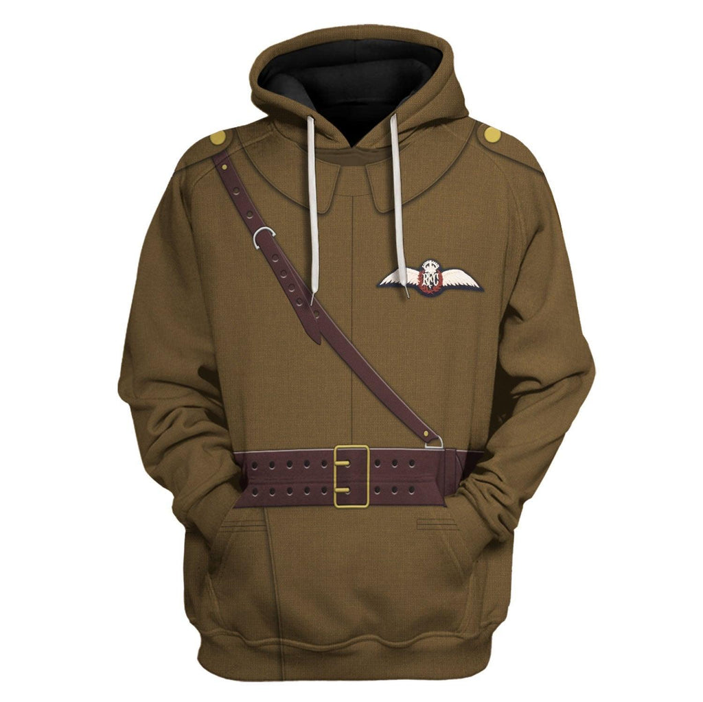  CustomsPig WW1 British Royal Flying Corps Costume Hoodie Sweatshirt T-Shirt Tracksuit -  CustomsPig.com