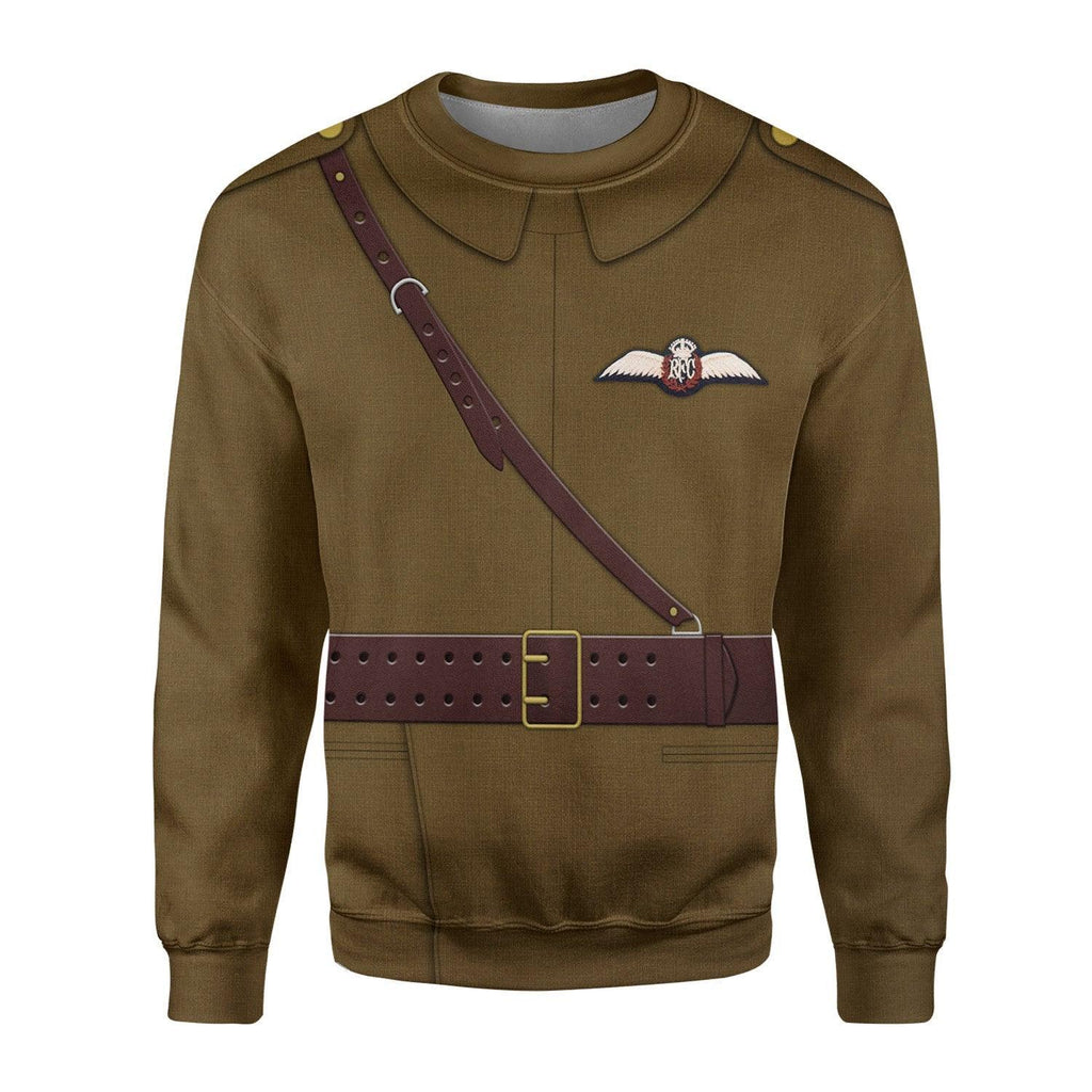  CustomsPig WW1 British Royal Flying Corps Costume Hoodie Sweatshirt T-Shirt Tracksuit -  CustomsPig.com