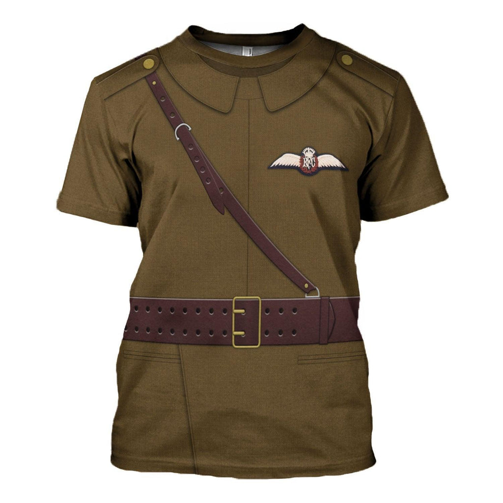  CustomsPig WW1 British Royal Flying Corps Costume Hoodie Sweatshirt T-Shirt Tracksuit -  CustomsPig.com