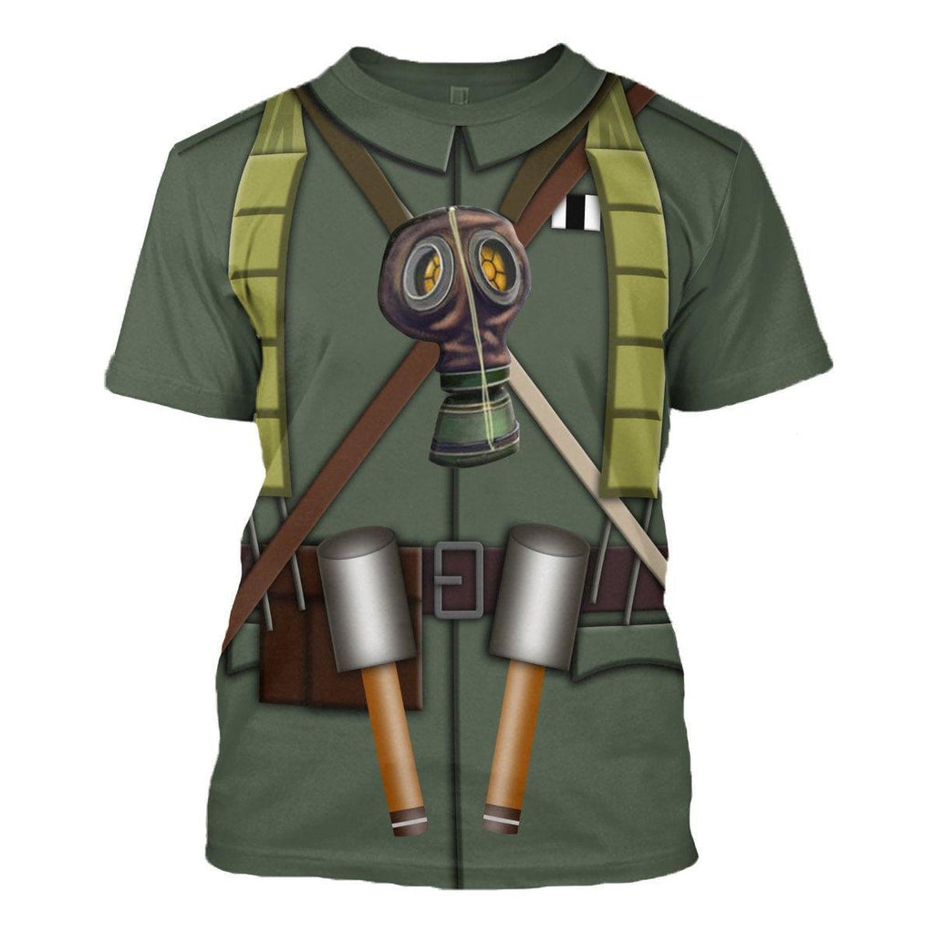  CustomsPig WW1 German Sturmtruppen Infantryman Of The Stosstruppen Costume Hoodie Sweatshirt T-Shirt Tracksuit -  CustomsPig.com