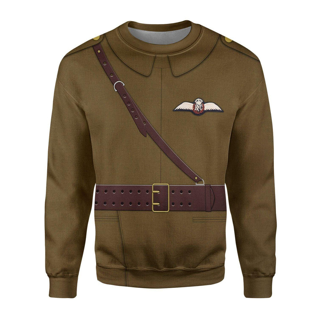  CustomsPig WWI British Royal Flying Corps Costume Hoodie Sweatshirt T-Shirt Tracksuit -  CustomsPig.com